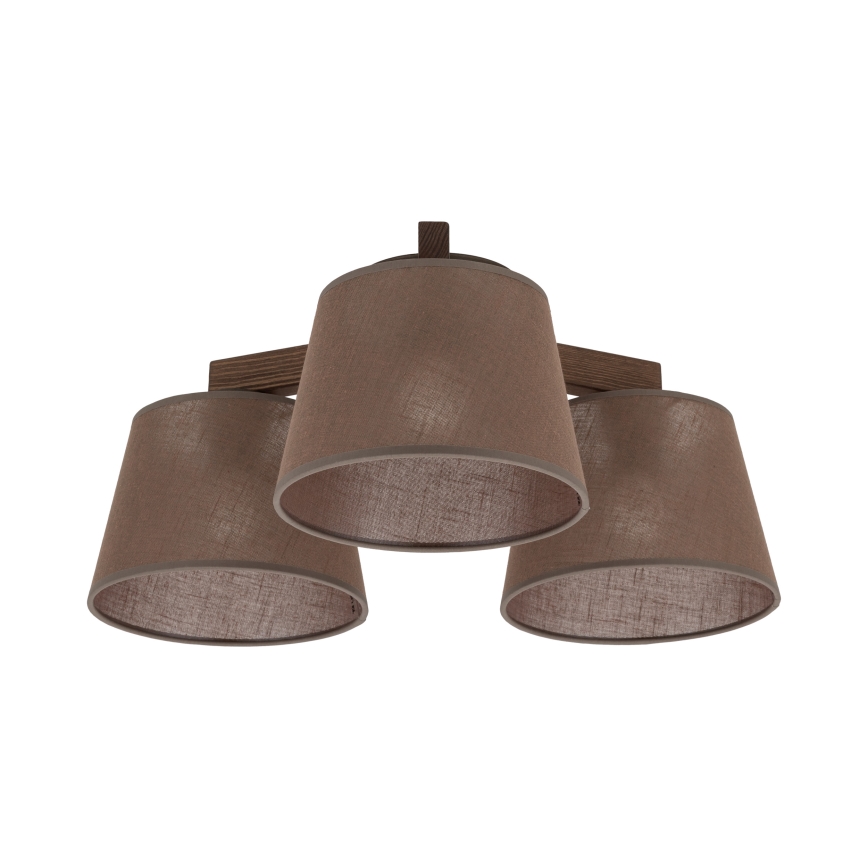 Brilagi - Накладная люстра LATTE 3xE27/15W/230V сосна/коричневый