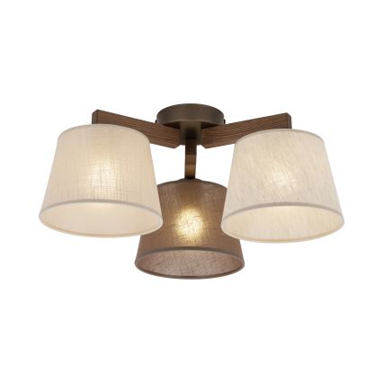 Brilagi - Накладная люстра LATTE 3xE27/60W/230V сосна/микс