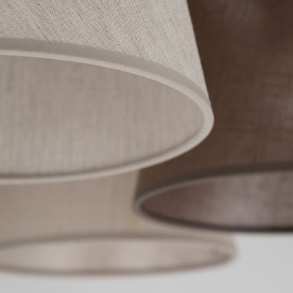 Brilagi - Накладная люстра LATTE 5xE27/15W/230V сосна/mix