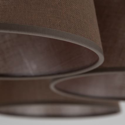 Brilagi - Накладная люстра LATTE 5xE27/15W/230V сосна/коричневый