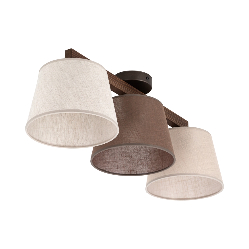 Brilagi - Накладная люстра LATTE SABIA 3xE27/15W/230V сосна/микс