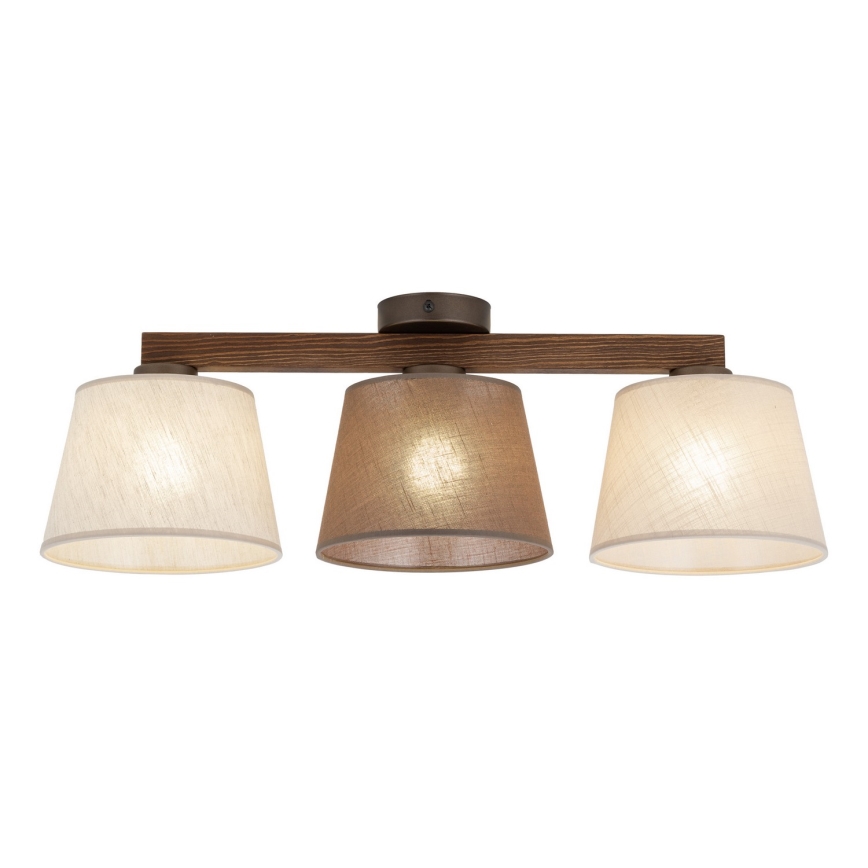 Brilagi - Накладная люстра LATTE SABIA 3xE27/15W/230V сосна/микс