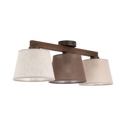 Brilagi - Накладная люстра LATTE SABIA 3xE27/15W/230V сосна/микс