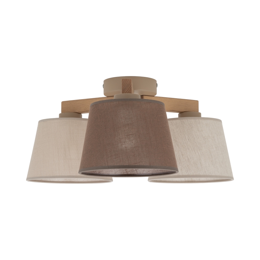 Brilagi - Накладная люстра LATTE SABIA 3xE27/15W/230V сосна/микс