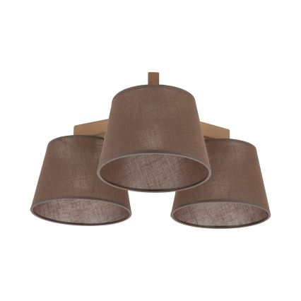 Brilagi - Накладная люстра LATTE SABIA 3xE27/15W/230V сосна/коричневый
