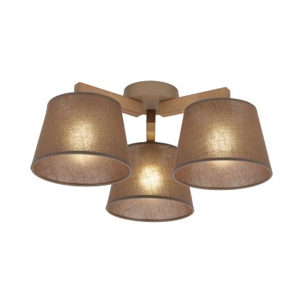 Brilagi - Накладная люстра LATTE SABIA 3xE27/60W/230V сосна/коричневый