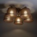 Brilagi - Накладная люстра LATTE SABIA 5xE27/15W/230V сосна/коричневый