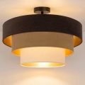 Brilagi - Накладная люстра LUNETA 1xE27/60W/230V диам. 40 см коричневый/бежевый/кремовый