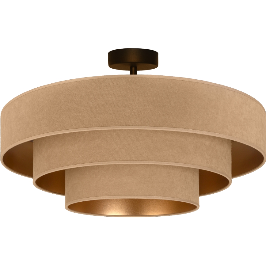 Brilagi - Накладная люстра LUNETA 3xE27/60W/230V Ø 80 см бежевая/золотая