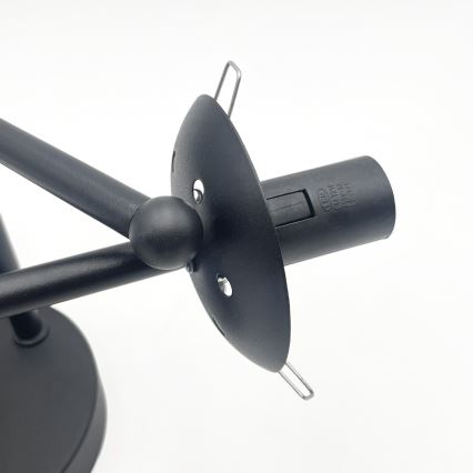 Brilagi - Накладная люстра MALIVA 3xE14/15W/230V чёрная/прозрачная