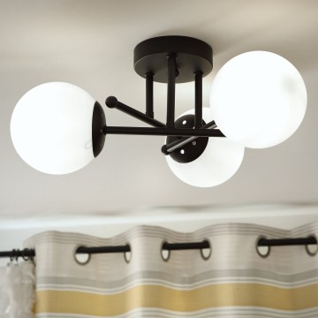 Brilagi - Накладная люстра MALIVA 3xE14/15W/230V черно-белая