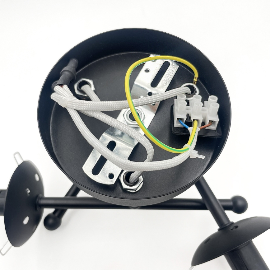 Brilagi - Накладная люстра MALIVA 3xE14/15W/230V черный/дымчатый