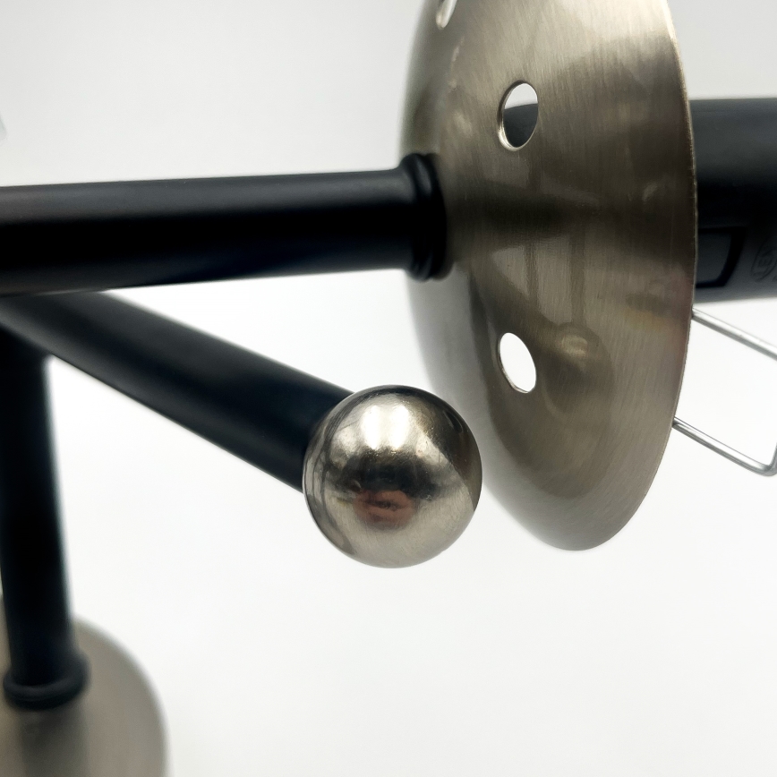 Brilagi - Накладная люстра MALIVA 3xE14/15W/230V матовый хром/дымчатая