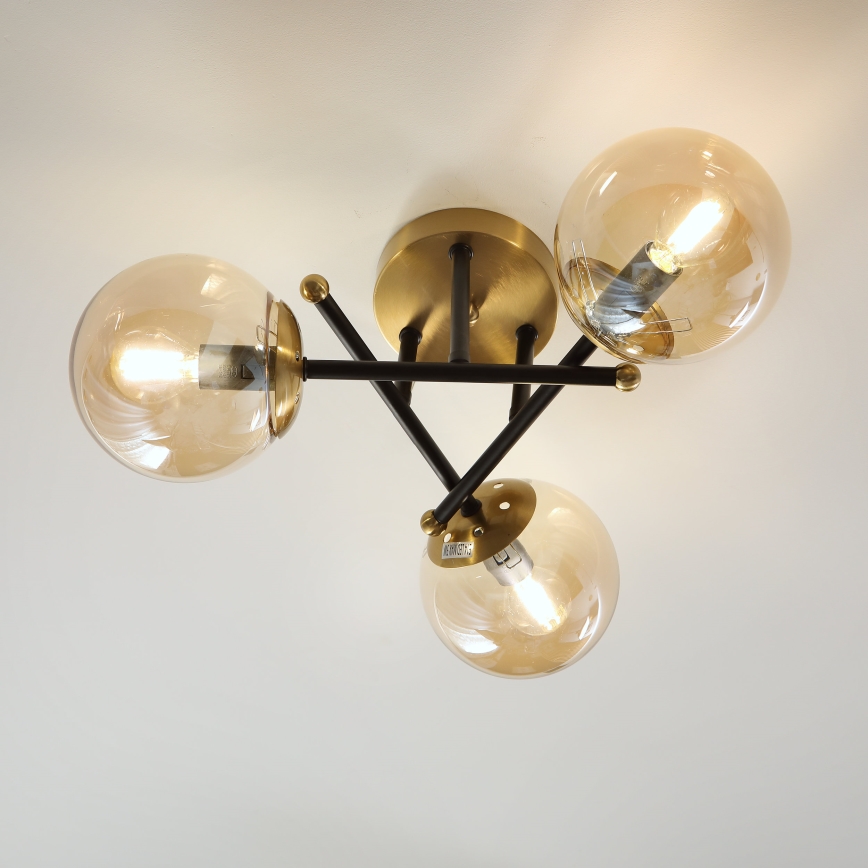 Brilagi - Накладная люстра MALIVA 3xE14/15W/230V золотая