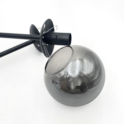 Brilagi - Накладная люстра MALIVA 4xE14/15W/230V черный/дымчатый