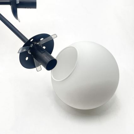 Brilagi - Накладная люстра MALIVA 6xE14/15W/230V черный/белый