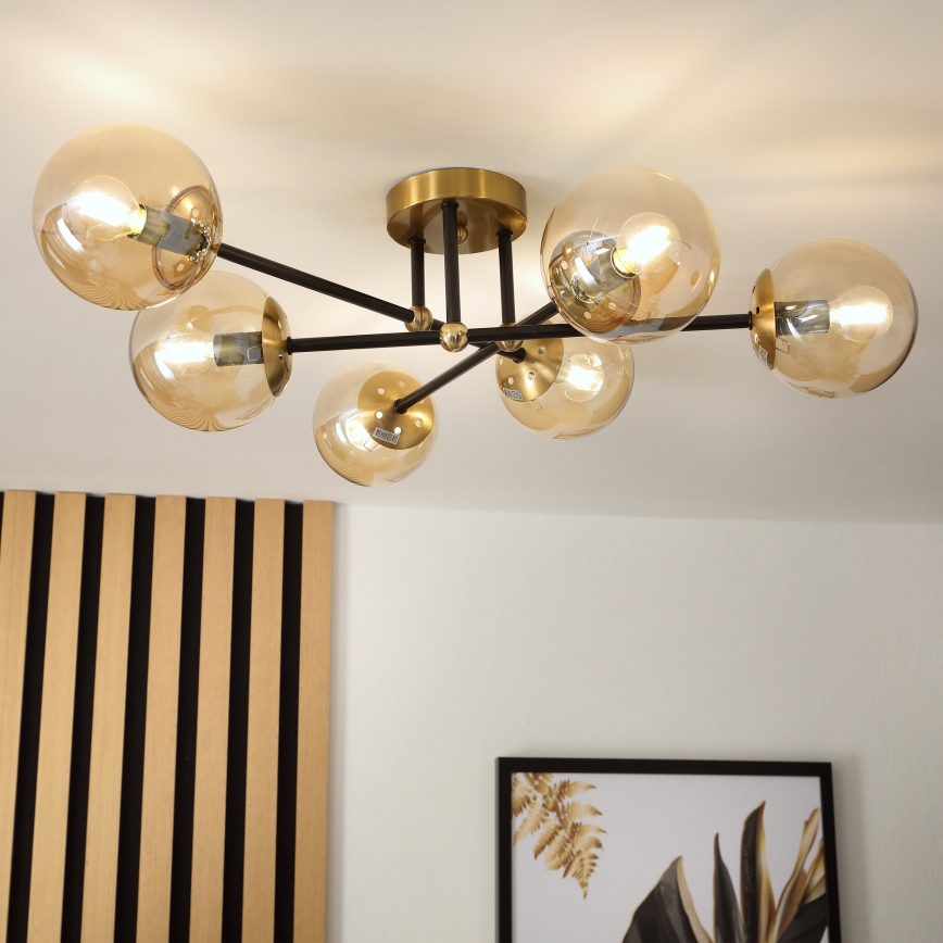 Brilagi - Накладная люстра MALIVA 6xE14/15W/230V золотая