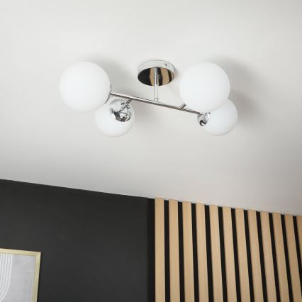 Brilagi - Накладная люстра MALONY 4xE14/20W/230V блестящий хром