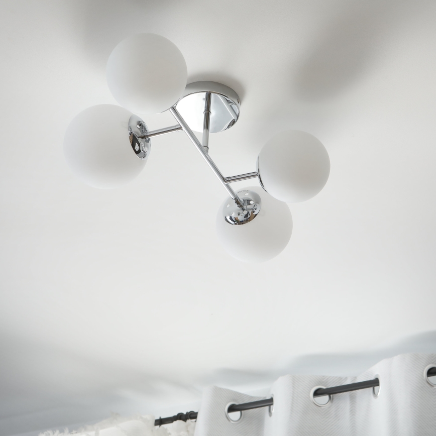 Brilagi - Накладная люстра MALONY 4xE14/20W/230V блестящий хром