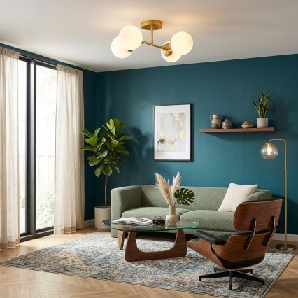 Brilagi - Накладная люстра MALONY 4xE14/20W/230V золотая