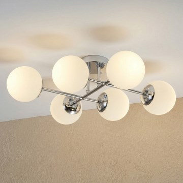 Brilagi - Накладная люстра MALONY 6xE14/20W/230V полированный хром