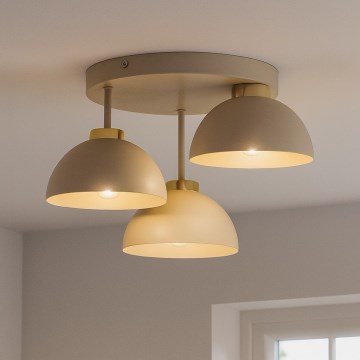 Brilagi - Накладная люстра MOON 3xE27/60W/230V бежевая/золотая