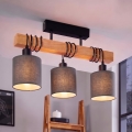BRILAGI - Накладная люстра NUBILA 3xE27/60W/230V сосна/антрацит