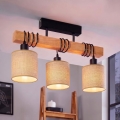 BRILAGI - Накладная люстра NUBILA 3xE27/60W/230V сосна/светло-коричневый