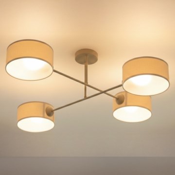 Brilagi - Накладная люстра VIRGO 4xE14/40W/230V кремовый/золотой