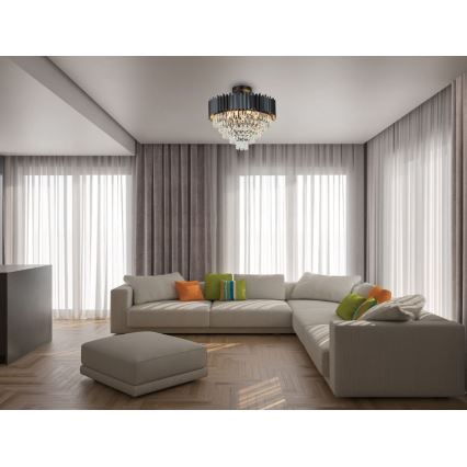 Brilagi - Накладная потолочная люстра CARLOS 9xE14/40W/230V, диаметр 60 см