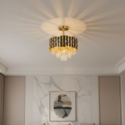 Brilagi - Накладная потолочная люстра CRISTAL 5xE14/40W/230V, диаметр 38 см