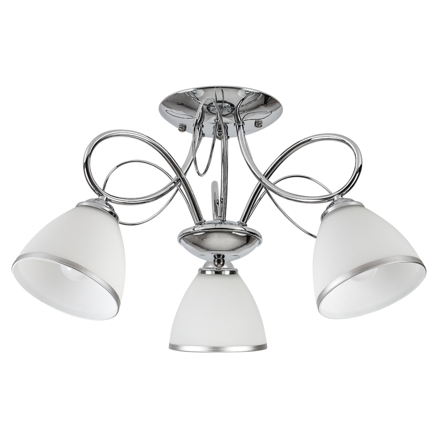 Brilagi - Накладная потолочная люстра FRED 3xE27/60W/230V, диам. 59 см, глянцевый хром