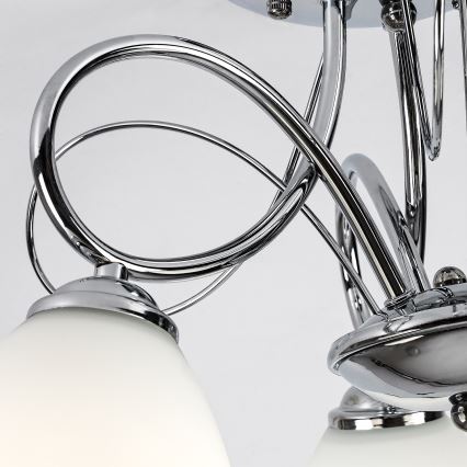 Brilagi - Накладная потолочная люстра FRED 3xE27/60W/230V, диам. 59 см, глянцевый хром