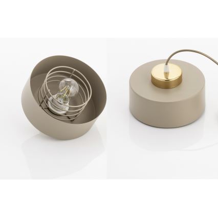 Brilagi - Накладная потолочная люстра SPRING 1xE27/60W/230V бежево-золотая