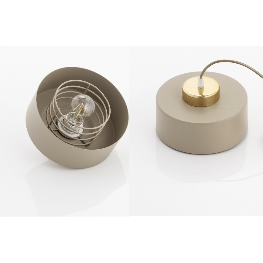 Brilagi - Накладная потолочная люстра SPRING 1xE27/60W/230V бежево-золотая