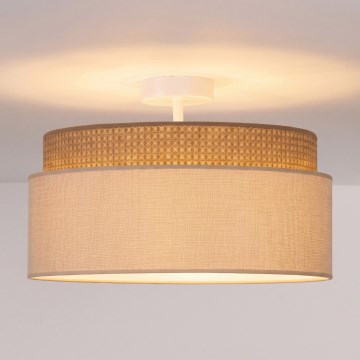 Brilagi - Накладной потолочный светильник PADOVA 1xE27/60W/230V, диаметр 40 см, бежевый