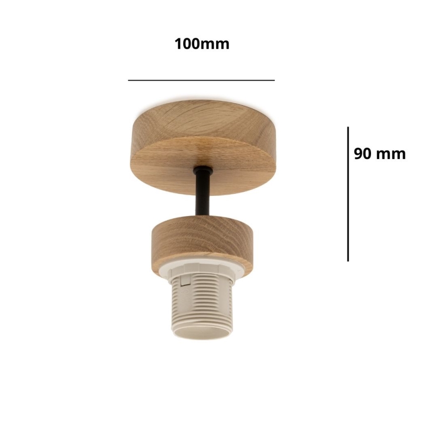 Brilagi - Накладной потолочный светильник PARTY, 1xE27/60W/230V, диаметр 10 см, дуб