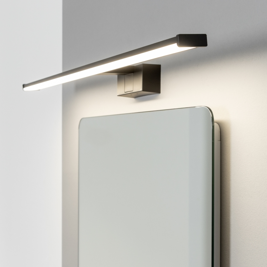 Brilagi - LED-освітлення дзеркала для ванної кімнати 3 в 1 VESTRA LED/15W/230V 80 см IP44 чорний