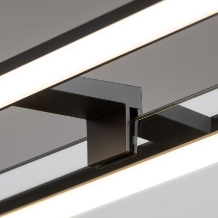 Brilagi - LED-освітлення дзеркала для ванної кімнати 3 в 1 VESTRA LED/15W/230V 80 см IP44 чорний