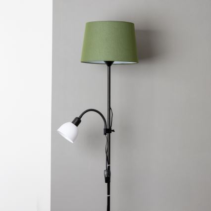 BRILAGI - Підлогова лампа CERIA 1xE27/100W/230V + 1xE14/25W чорна/зелена