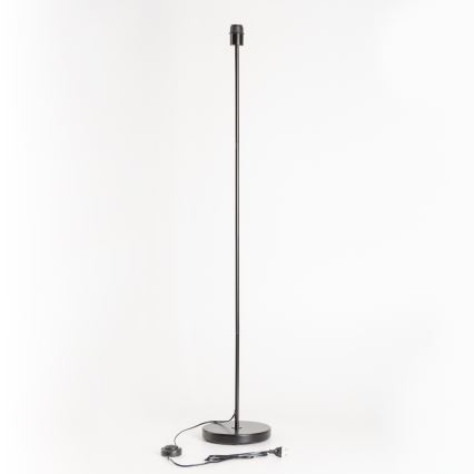 Brilagi - Підлогова LED-лампа CERIA 1xE27/40W/230V діаметр 25 см бамбук/чорний