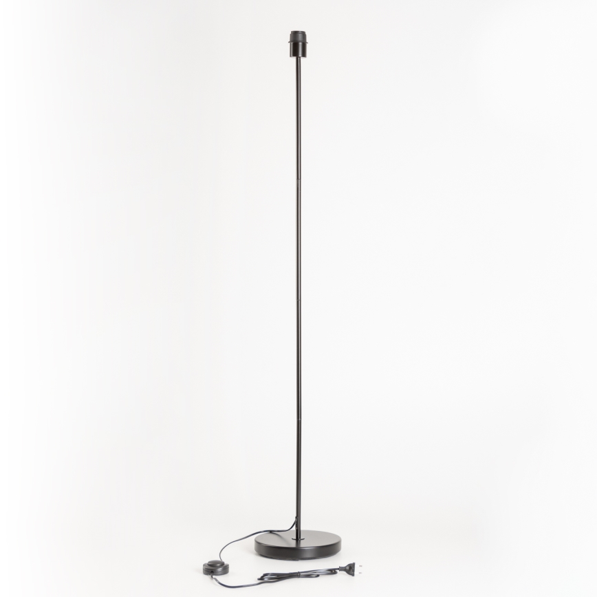 Brilagi - Підлогова LED-лампа CERIA 1xE27/40W/230V діаметр 25 см бамбук/чорний