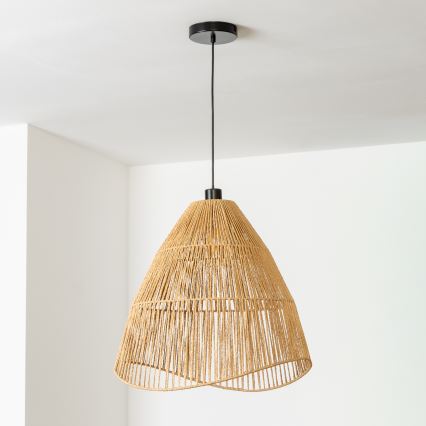 Brilagi - підвісна LED-люстра на тросі CERIA BOHO 1xE27/40W/230V діаметр 50 см коричнева