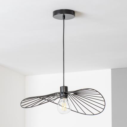 Brilagi - підвісна LED-люстра на тросі CERIA WIRE 1xE27/40W/230V 40x56 см чорна