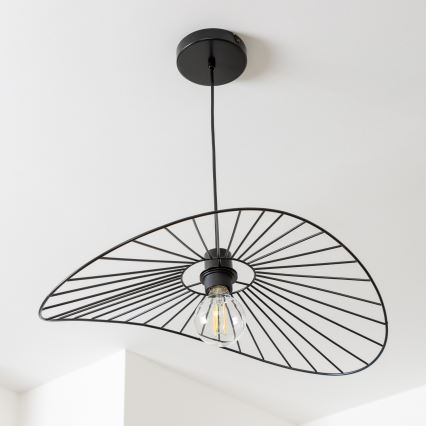 Brilagi - підвісна LED-люстра на тросі CERIA WIRE 1xE27/40W/230V 40x56 см чорна