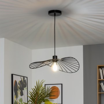 Brilagi - підвісна LED-люстра на тросі CERIA WIRE 1xE27/40W/230V 40x56 см чорна