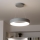Brilagi - Підвісна LED люстра з регулюванням яскравості FALCON LED/40W/230V 3000-6500K сірий + дистанційне керування