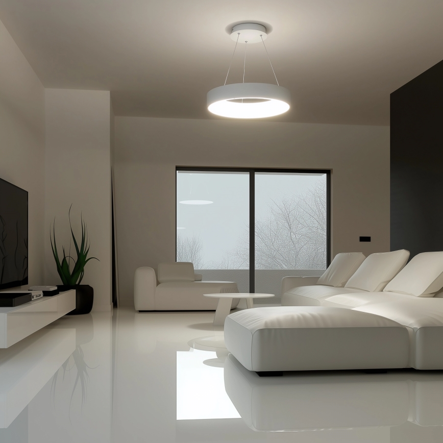 Brilagi - Підвісна LED люстра з регулюванням яскравості FALCON LED/40W/230V 3000-6500K білий + дистанційне керування