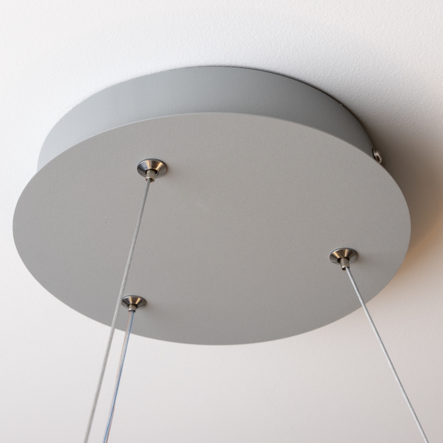 Brilagi - Підвісна LED люстра з регулюванням яскравості FALCON LED/40W/230V 3000-6500K сірий + дистанційне керування