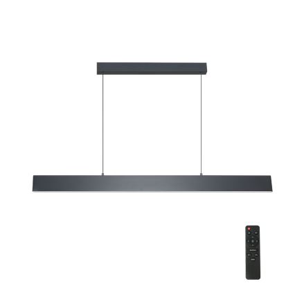 Brilagi - Світлодіодна підвісна люстра з регулюванням яскравості SLIMLINE LED/40W/230V 3000-6000K антрацит + пульт дистанційного керування